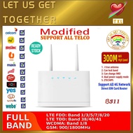 【Modified 】4G LTE CPE B311 router modem to unlock unlimited hotspots WIFI network