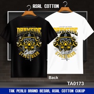 100% Premium Cotton Baju T Shirt Lelaki Oversize Plus Size Style Viral TA0173-Darkside Ghetto