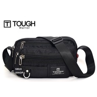 Unisex TAS TOUGH WARRIOR 5208 TAS SELEMPANG ORIGINAL TOUGH WARRIOR WITH 7 ZIPPER AND ADDITONAL POCKE