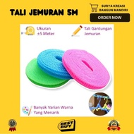 TALI JEMURAN 5 METER - TALI GANTUNGAN JEMURAN BAJU - TAMBANG JEMUR BAJU