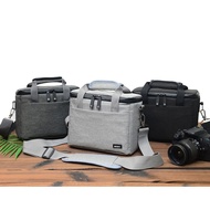 Suitable for DSLR Camera Bag Mirrorless Camera Portable Crossbody Canon Nikon Sony Professional Digital Waterproof Camera Bag