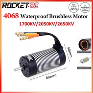 SURPASS HOBBY Rocket 4068 Waterproof Brushless Motor 1700KV 2050KV 2650KV 5mm Shaft For 1/8 RC Truck