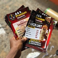 Print A6 EXPRESS Flyer Brochures, Minimum Order