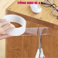 Nano Transparent Double-Sided Adhesive Tape Super Adhesive Double-Sided Adhesive Tape 3Cm*5M Reusabl