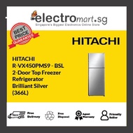 Hitachi R-VX450PMS9-BSL Top Freezer Refrigerator (366L) - Brilliant Silver