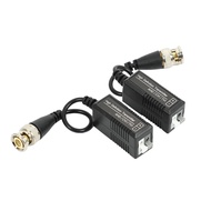 [JJM MALL] 4 Pairs 8 Pieces Passive Video Balun Transmitter & Transceiver with Cable for 1080P TVI/C