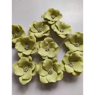 Edible Gumpaste Sugar flower Custom Cupcake Flower Topper