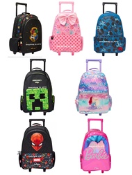 กระเป๋าล้อลาก (ล้อมีไฟ) Smiggle Trolley Backpack With Light Up Wheels ขนาด 18 นิ้ว 🇦🇺