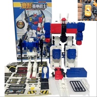 Dalam Stok Transformasi Ko G1 Metroplex biru Tiga transformasi Action Figure Koleksi Hadiah Mainan