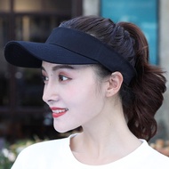 Adjustable Sun Hat Women's Visors Empty Top Hats Plain Outdoor Caps Sports Baseball Tennis K2e4