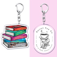 Acotar Books Rhysand Feyre A Court of Thorns and Roses Key Chain Ring