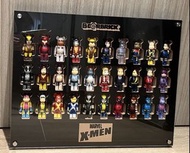 Marvel x-men xmen 一番賞 BearBrick 100% 1-25 一套  30隻 連 acrylic display Be@rbrick 100