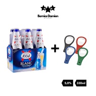 [TẶNG ĐỒ KHUI BIA] Combo 6 chai bia 1664 Blanc Nồng Độ 5% 330ml tặng kèm đồ khui bia màu ngẫu nhiên