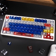 Gundam Keycaps 140 Keys Cherry Profile PC Translucent Wooting Aula F75 Mechanical Keycap Light Trans