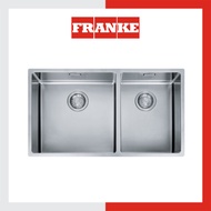 FRANKE  BOX Undermount Double Bowl Stainless Steel Sink BOX 220-74