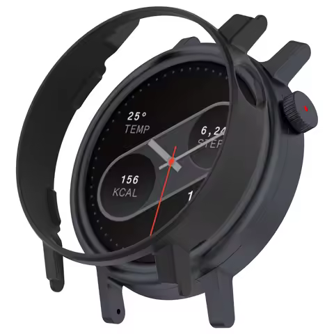 PC Hollow Case For CMF Watch 3 Pro Frame Bumper Shell Anti-Scratch Smart Watch Screen Protector For 