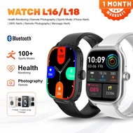 L16/L18 Series Ultra Smart Watch Series Bluetooth Call Screen Wireless Charging Health Monitor Fast 