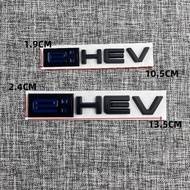 Suitable for Honda e: HEV Logo Accord Odyssey Allison Hybrid Sign EHEV Metal English Word Mark Black