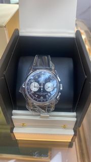 全新 寶齊萊（Carl F. Bucherer） 傳承系列年曆雙盤 黑面