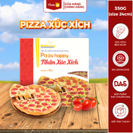 Pizza xúc xích phomai Đôi Đũa Vàng thơm ngon đậm đà hộp 350gr - Giao tại Hà Nội và Hồ Chí Minh