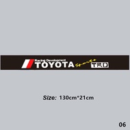 【Exclusive Offer】 Toyota Car Front Behind Rear Windshield Sticker TRD Letter Decals Decoration for T