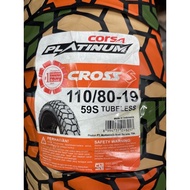 Tayar CORSA platinum CROSS 110/80-19 (tahun tayar 2025)