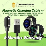 Charging Cable for GOOJODOQ Watch FB033 FB058 FB041, Magnetic USB Cable 100cm, 6 Months Warranty of 