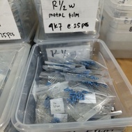 Resistor 1/2 watt 1% contents 100pcs 10R 2k2 1M 2K7 100K 100R 1R 220R 47R 560R 1K2 15K 150R 22K 27K 