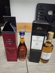 Martell and Macallan