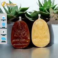 [BUY 1 PAIR] Buddha pendant of Void Bodhisattva born in the year of the Ox with silver hook - DIY TU