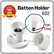 [Pin Type B22] BC Batten Holder B22/ Pin Type Light Bulb Holder/ Lamp Holder/ Kaki Lampu