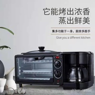 Export Three-in-One Household Breakfast Machine Multi-Functional Electric Oven Toaster Toaster Factory Wholesale