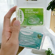 🦷 Viceroy Dental Floss Picks | ไหมขัดฟันแบบด้าม 50 ชิ้น 🧼✨ สะอาดล้ำลึก ดูแลเหงือก – พกง่าย ใช้สะดวก 
