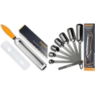 Deiss PRO Lemon Zester & Heavy Duty Cheese Grater & Vegetable Grater and Deiss PRO Heavy Duty Stainl