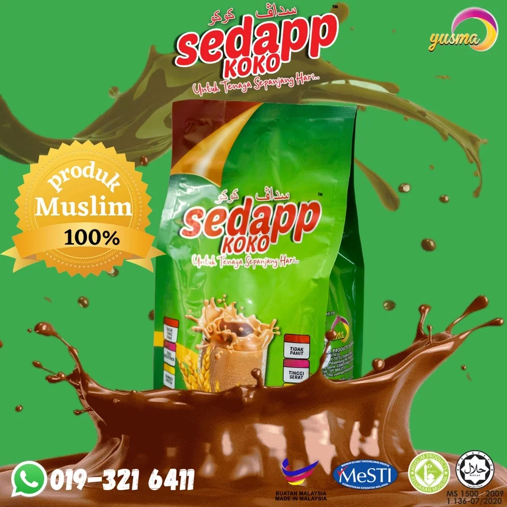 SEDAPP KOKO MINUMAN COKLAT MALT KELUARAN MUSLIM BUMIPUTERA. #MINUMANCOKLAT #SEDAPPKOKO #KELUARANBUMI