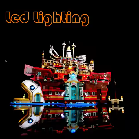 Lighting Set For LEGO The Baratie Floating Restaurant 75640 RC Version Not Include Building Block (O
