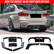 BMW F30 M3 AN rear bumper diffuser vorsteiner v style abs diffuser M3 accessories