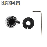 WXD3 Precision Scale Knob WXD3-13 Multi-Circle Potentiometer Knob Cap 3590S 4mm 6mm Hole Locking