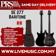 PRS SE 277 Baritone Electric Guitar - Charcoal Burst ( SE-277/SE277 )
