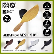 NSB FAN AERATRON AE2+ WIFI READY 50 INCH DC MOTOR 2 BLADE REMOTE CONTROL CEILING FAN