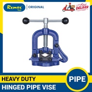 Remax Bench Pipe Vice Yoke Hinged Clamp on Type Threader Pipe Plumbing Vise Tools