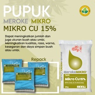 Pupuk Meroke MIKRO Cu 15% EDTA Hidroponik Kemasan Repack