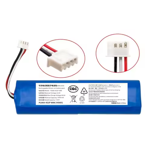 Replacement Vacuum Battery 14.4V 3500mAh for Ecovacs Deebot DG31 DG36 DV33 N5 Ozmo 930 N8 N8 Pro Rob