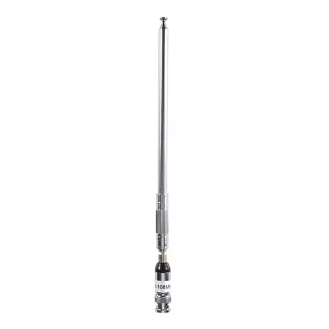 76-108MHz Telescopic Antenna FM Radio Antenna with BNC Connector Telescopic Aerial VHF FM Antenna fo