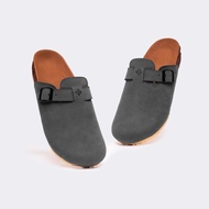 Fertig - Memphis Grey - Comfortable & Stylish Unisex Boston Grey Clogs Sandals