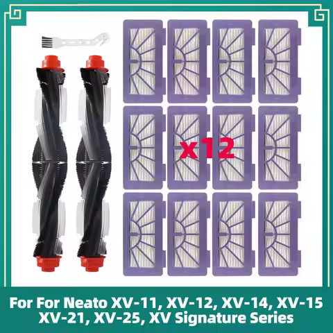 Fit For Neato XV-11, XV-12, XV-14, XV-15, XV-21, XV-25, XV Signature Series Vacuum Cleaner Roller Ma
