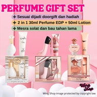 2 In 1 Set Perfume Women Premium Gift Set Minyak Wangi Perempuan Set Hantaran Hadiah Doorgift