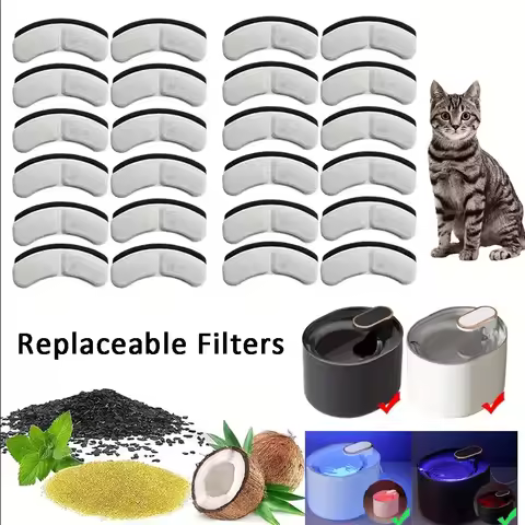 Replacement Activated Carbon Filter For Cat Water Fountain Resin Filter Element Purify Water Dog Cat