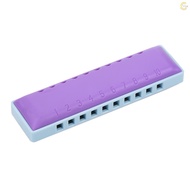 Harmonica Diatonic Blues Harmonica  10 Holes Blues Harp Mouth Organ Harmonica Resin Shell For Kids Adults and Beginners