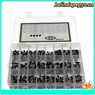 840Pcs/Set 24Values TO-92 Transistor BC547 BC327 BC337 2N2222 3904 PNP/NPN Transistors Set Electroni